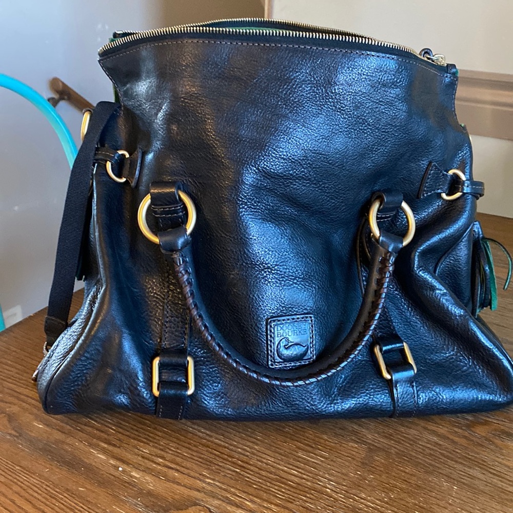 Dooney and Burke black satchel